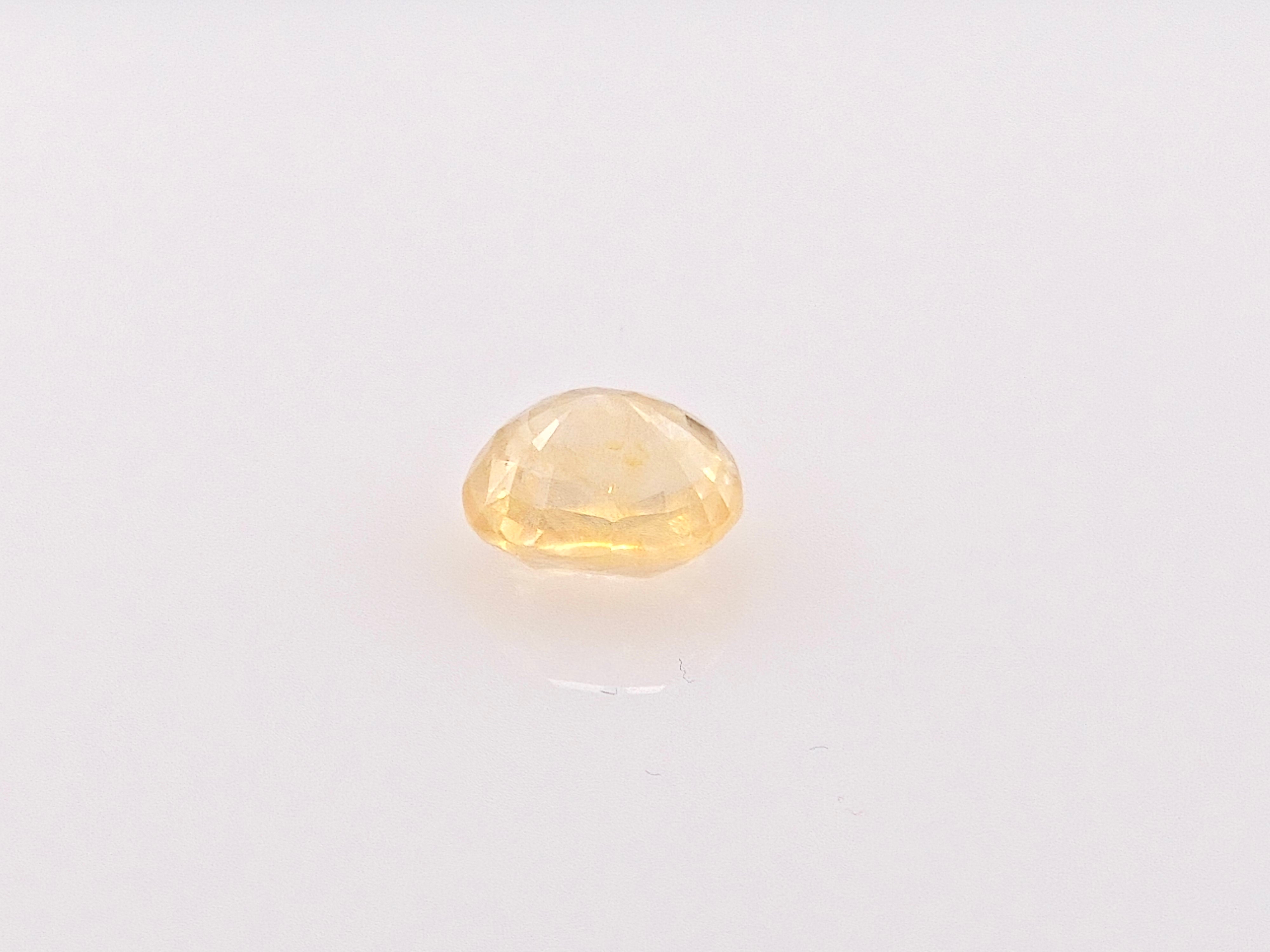 YELLOW SAPPHIRE- 3.57 Carats