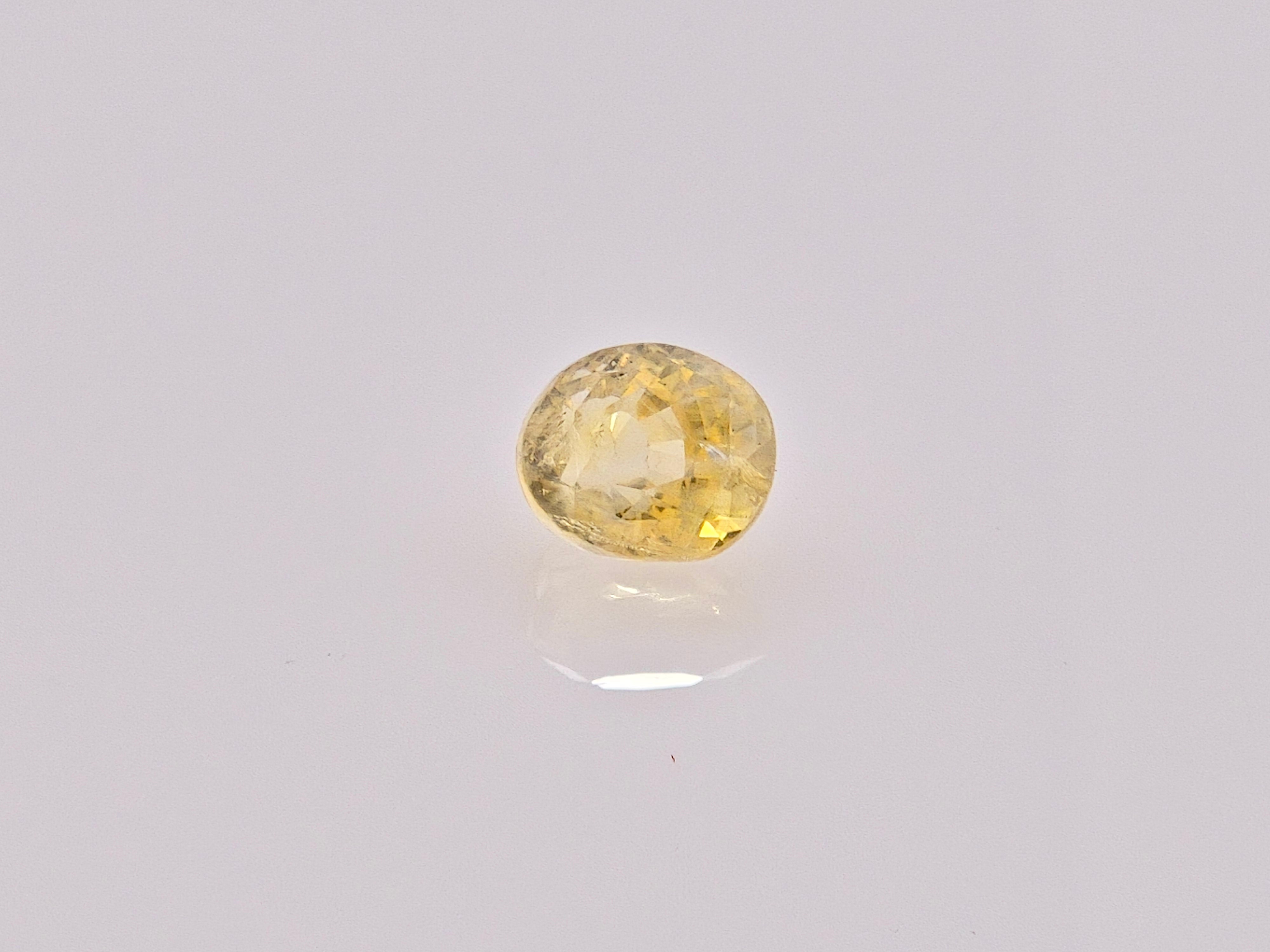 YELLOW SAPPHIRE- 3.08 Carats
