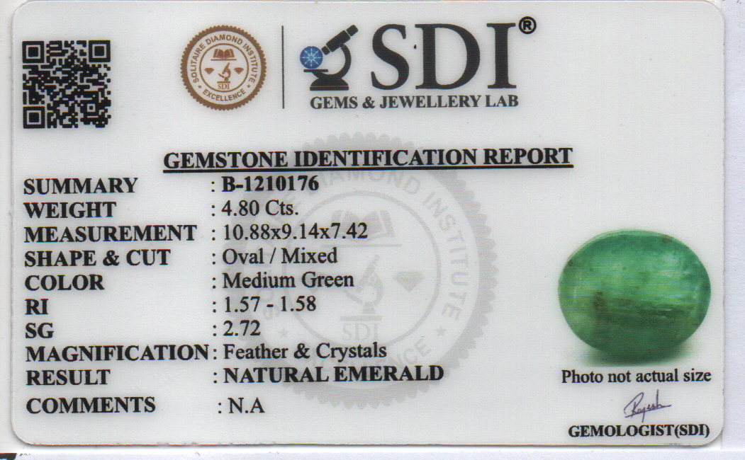 EMERALD - 4.8 CARATS