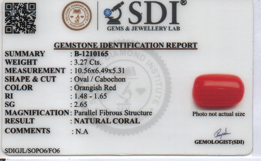 CORAL - 3.27 CARATS